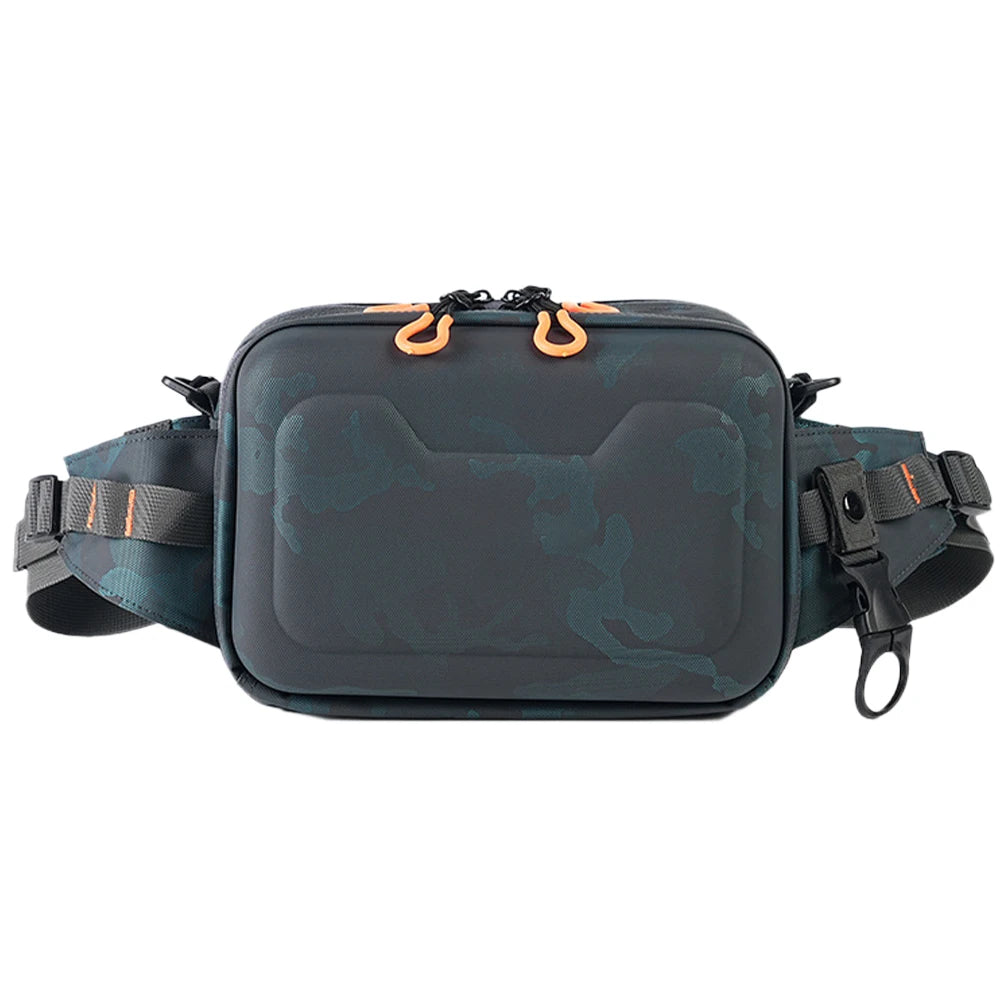 Fishing Bag Waterproof Fishing Fanny Pack with Adjustable Belt Fishing Shoulder Bag for Outdoor Hiking Fishing