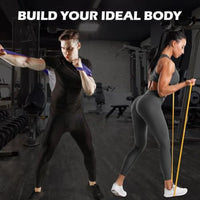 Resistance Bands, Pull Up Assistance Bands Set for Working Out, Exercise Workout Bands for Men & Women, Body Stretching, Physica