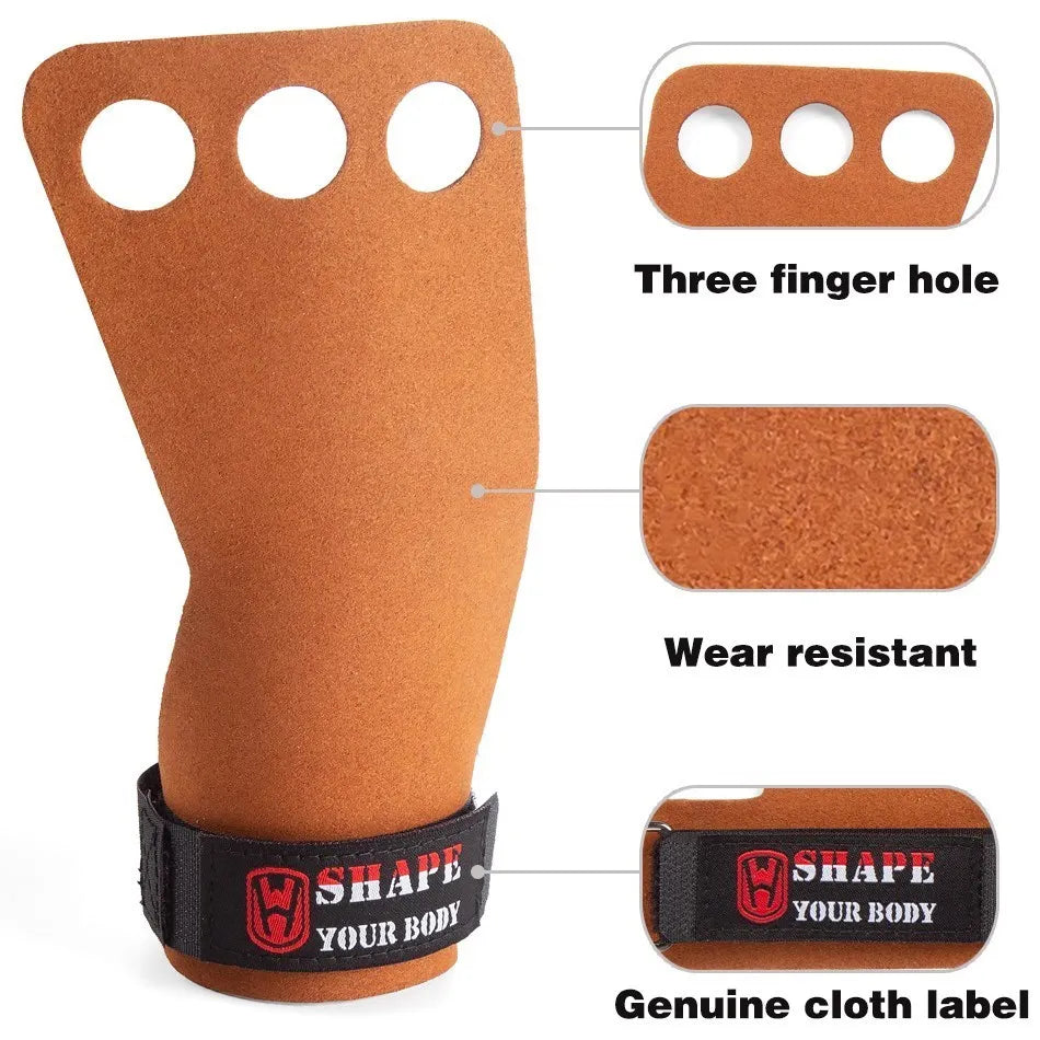 WOSWEIR-Gym Gloves for Horizontal Bar Weight Lifting Fitness Bodybuilding Training Sports Crossfit  Workout Palm Protector