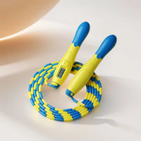 Beaded Jump Rope Skipping Rope with Counter Jump Rope Adjustable Length Plastic Segmented Jump Rope for Kids Adults