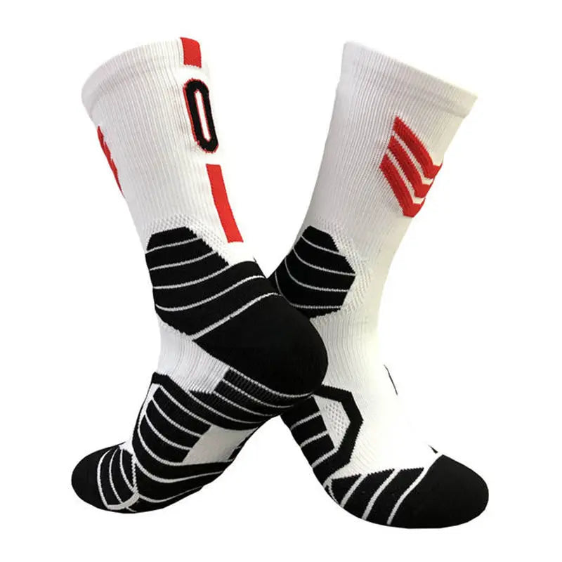 Professional Star Basketball Socks Elite Thick Sports Socks Adults Kids Non-slip Breathable Durable Towel Bottom Sports Socks