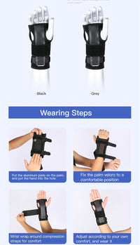 Adjustable Fitness Wristband Tennis Sports Wrist Support Bandages Hand Weights Brace Fingerless Gloves Straps Gym Wrist Wraps