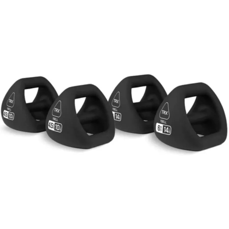 Neo Series 3-in-1 Kettlebell, Dumbbell and Push Up Bar Workout Equipment | Commercial Grade Neoprene Coated Surface | 48lbs
