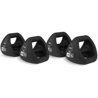 Neo Series 3-in-1 Kettlebell, Dumbbell and Push Up Bar Workout Equipment | Commercial Grade Neoprene Coated Surface | 48lbs