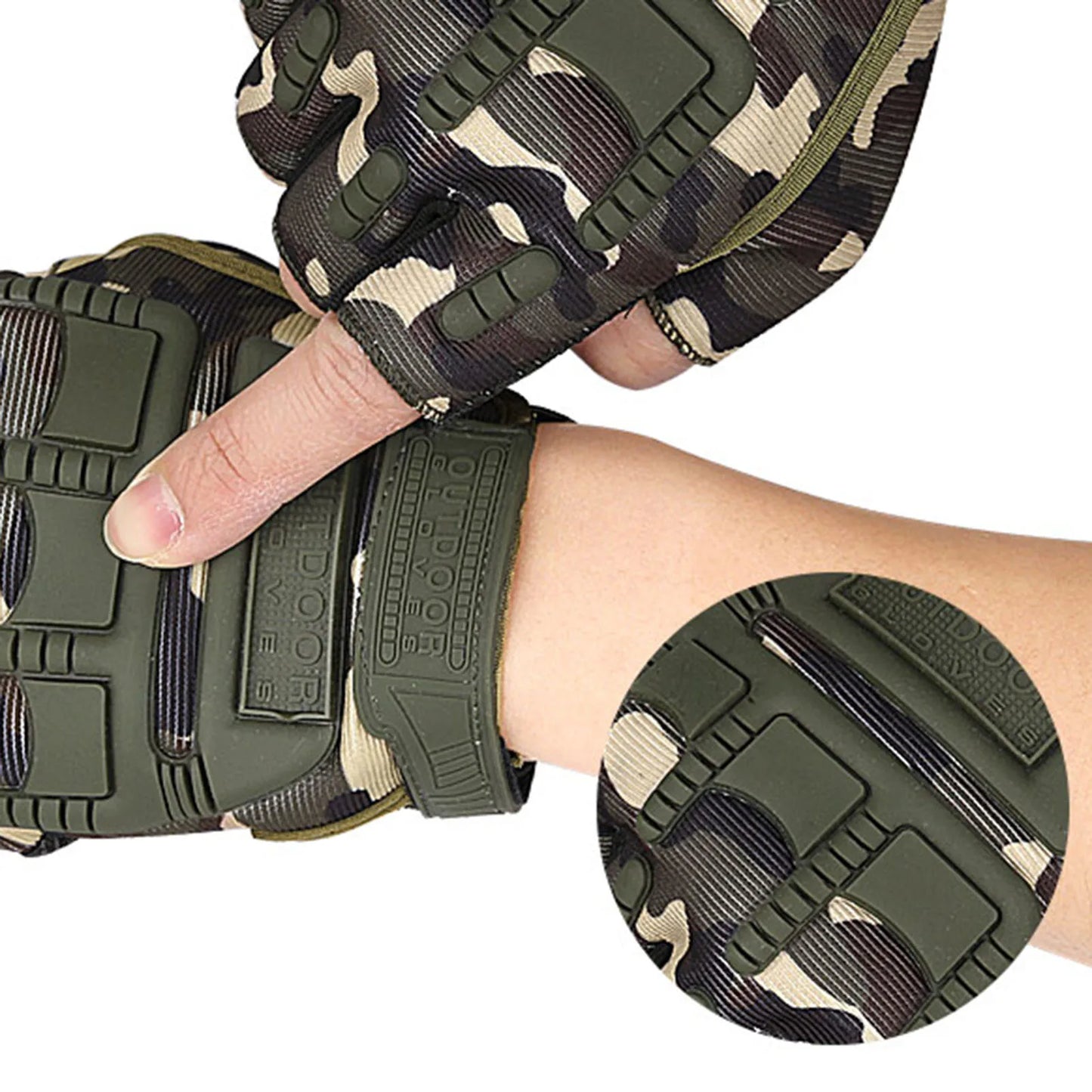 Anti-Slip Weightlifting Half Finger Gloves Shock-Absorbing Short Cycling Bicycle Gloves for Training Sports Local Delivery