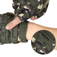 Anti-Slip Weightlifting Half Finger Gloves Shock-Absorbing Short Cycling Bicycle Gloves for Training Sports Local Delivery