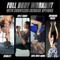 Kettlebell Special Shape, Upgraded &Multifunctional for Advanced Training, Solid Cast Iron Powder Coated, Anti Slip Handle Stren