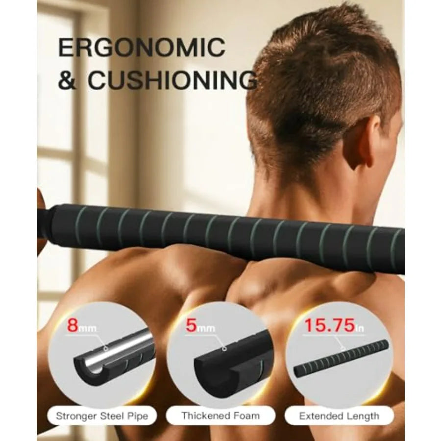 Adjustable Dumbbell Set 22LBS (Total Weight of Plates), 5-in-1 Free Weight Dumbbell Set Used as Dumbbell，Kettlebell,Barbell, Pus