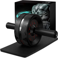 Improve your fitness routine with the Ultimate Core-Strengthening Ab Roller Wheel - Durable and Convenient Design for Maximum Su