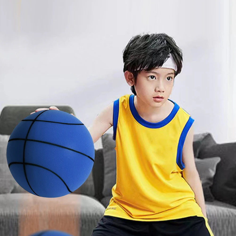18cm Silent Basketball Indoor Training Ball Mute Bouncing Basketball for Various Indoor Activities