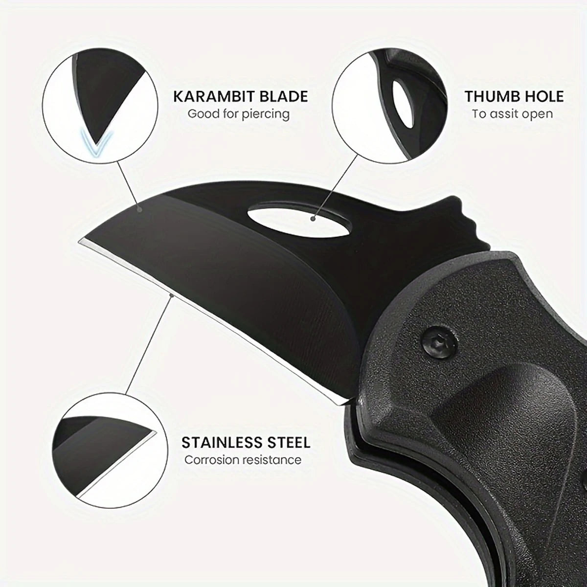Keychain Folding Knife Mini High-Hardness Multi-Tool Camping & EDC Survival Gift