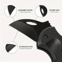 Keychain Folding Knife Mini High-Hardness Multi-Tool Camping & EDC Survival Gift