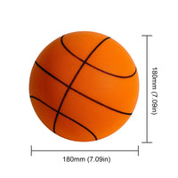 18cm Silent Basketball High-Resilience Foam Basketball Indoor Training Ball for Various Indoor Activities