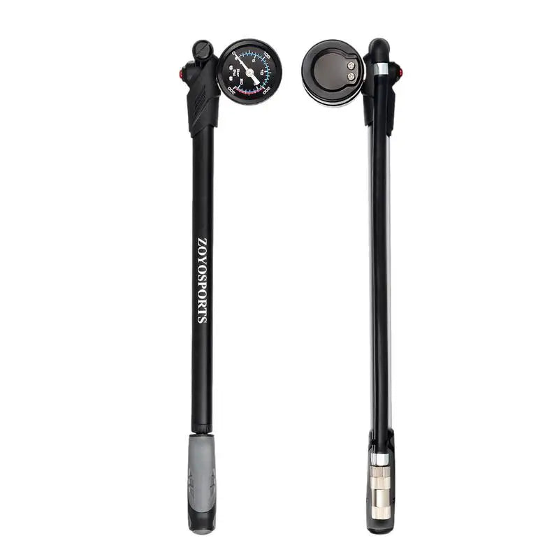 Bike Air Fork Pump 300psi High-Pressure MTB Bike Rear Air Pump Universal Bicycle Pump With Gauge And Air Bleed Button Mountain