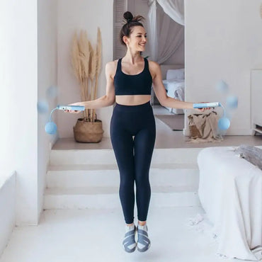 Fitness Jump Rope Body Muscle Training Cordless Jump Rope Ball With Non-Slip Handle Counter Weighted Cordless Jump Rope For Men