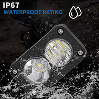 Dirtbike Headlight Kit for SurRon Segway X260 Talaria Sting R MX4 PC Lens Motorcycle Light Bar Led Headlamp with Blue Light Swit