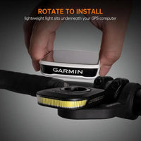 Garmin Bike Computer Compatible FR160, Enhanced Visibility Bike Light with 6 Modes and Side Visibility for Safety (Patent Protec