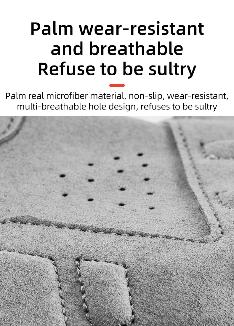 ROCKBROS Full-Finger Touchscreen-Compatible Cycling Gloves for Bicycles & Motorcycles Men and Women - Spring Autumn & Winter