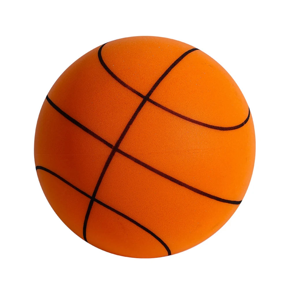 18cm Silent Basketball High-Resilience Foam Basketball Indoor Training Ball for Various Indoor Activities