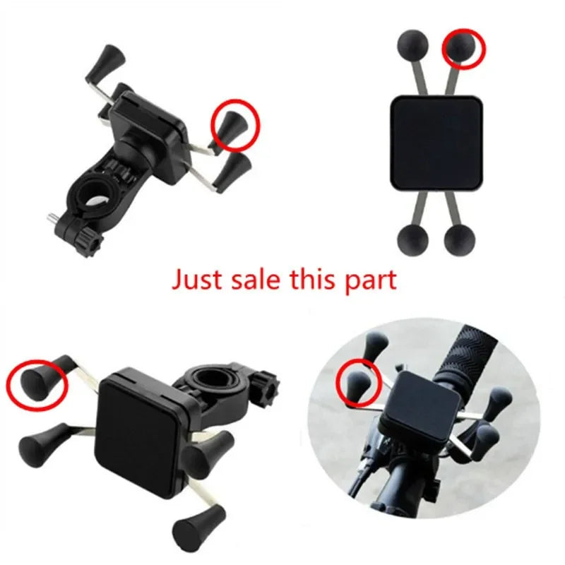 Universal Bicycle Cell Phone Holder motorcycl Accessories for bike Silicone Cap Smartphone Motorcycle clamp Mount Holder
