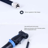 Bike Tire Pump Extension Hose Wear-resistant Extension Tire Valve Adaptor Universal Maintenance Supplies For Road Bike Bicycle