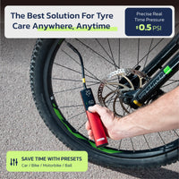 Woowind BP188 Bike Pump The Pro Electric Bicycle Pump Tire Inflator Portable Air Compressor - 150 PSI