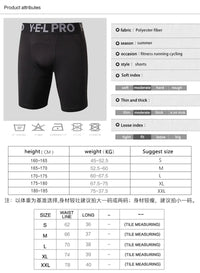 Men's Sports Fitness Shorts Gym Training Quick-Drying Compression Leggings Cycling Shorts Basketball Running Short Workout Tight