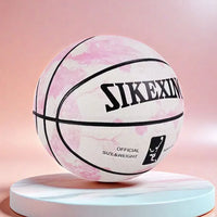 Silent Basketball Wear-Resistant Training Basketball Size 7 PU Basketball Suitable for Indoor & Outdoor Adults