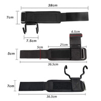 Weight Lifting Hook Grips With Wrist Wraps Hand-Bar Wrist Strap Gym Fitness Hook Weight Strap Pull-Ups Power Lifting Gloves