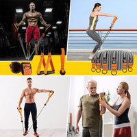 Resistance Bands Exercise Bands Heavy Duty Fitness Bands Set with Handles Workout Bands Weight Bands for Yoga Home Workouts