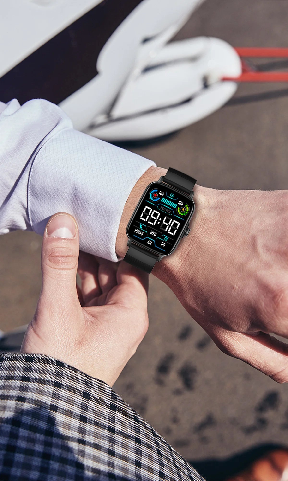 EIGIIS 2025 Smart Watch for Men Women Fitness Tracker with Heart Rate Sleep Monitor Activity Tracker 1.69" HD Waterproof Watch