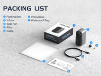 Mini Bike Pump, Portable Electric Bike Pump, Ultra Small 120PSI Battery Bicycle Pump, Automatic Shut-Off, Presta & Schrader