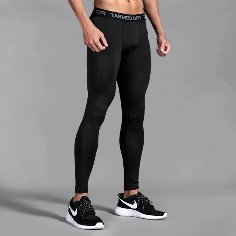 High Quality Basketball Mens Compression Pants Tights Running Cool Dry Leggings Sports Baselayer Tights Athletic Workout Shorts