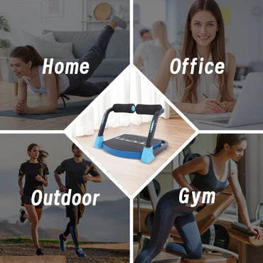 Sit up Exercise Abdominal Workout Equipment Multifunctional Ab Trainer with 265 Lbs Weight Capacity for Home Gym Office