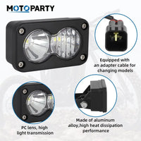 Dirtbike Headlight Kit for SurRon Segway X260 Talaria Sting R MX4 PC Lens Motorcycle Light Bar Led Headlamp with Blue Light Swit