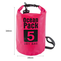 20L Inflatable Open Swimming Buoy Tow Float Dry Bag With Waist Belt For Boating Rafting Swimming Bucket Water Sport Safety Bag