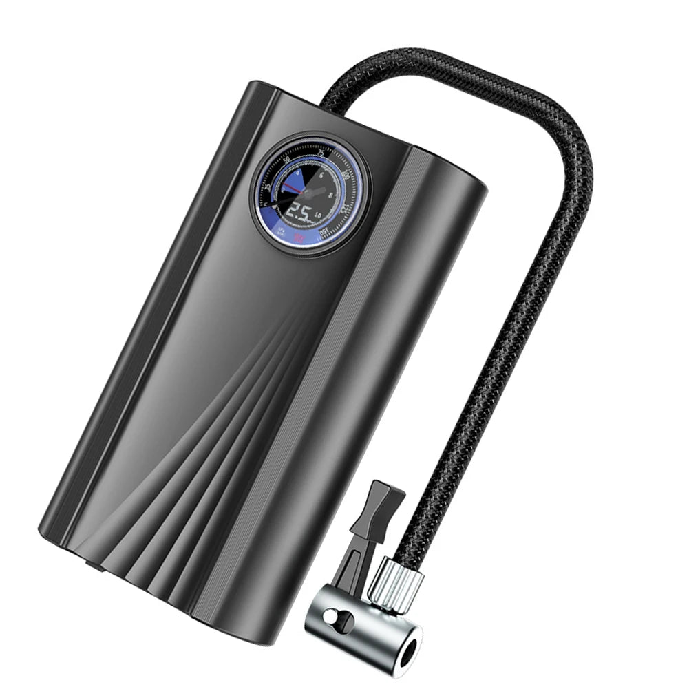 12V Mini Tire Pump High Precision Auto Air Compressor Quick Inflating Electronic Inflatable Pump Cigarette Lighter for Car Auto