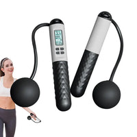 Smart Cordless Counting Skipping Rope Fitness Ropeless Jump Rope With Counter Weighted Skipping Rope For Fitness Accessories