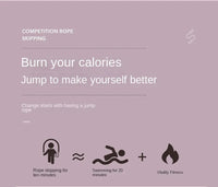 NEW! 1Pcs 88G Professional Skipping Rope for Men, Women & Children & Student - Racing, Training & Fitness Use (Gym Compatible)