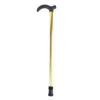 1PC 75-90cm Aluminum Alloy Adjustable Walking Stick 2 Section Stable Anti-Skid Crutch Old Man Hiking Cane Height