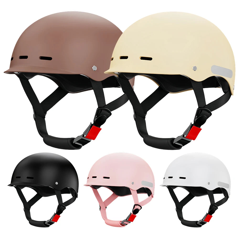 Riding Safety Head Protection Shockproof Electric Scooter Cycle Helmet Four Seasons E-Bike Motorcycle Bike Helmet for Men Women