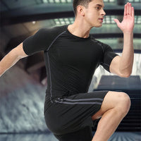 Anime Jujutsu Kaisen Compression T Shirt Men 3D Print Sukuna Breathable Football Fitness Tight Sportswear Quick Dry Riding Tops