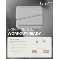 Gray Weights Set 1lb & Blue Kettlebell 5-12lb Bundle | Home Gym