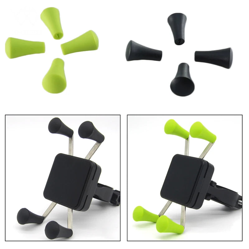 Universal Bicycle Cell Phone Holder motorcycl Accessories for bike Silicone Cap Smartphone Motorcycle clamp Mount Holder