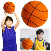 18cm Silent Basketball High-Resilience Foam Basketball Indoor Training Ball for Various Indoor Activities