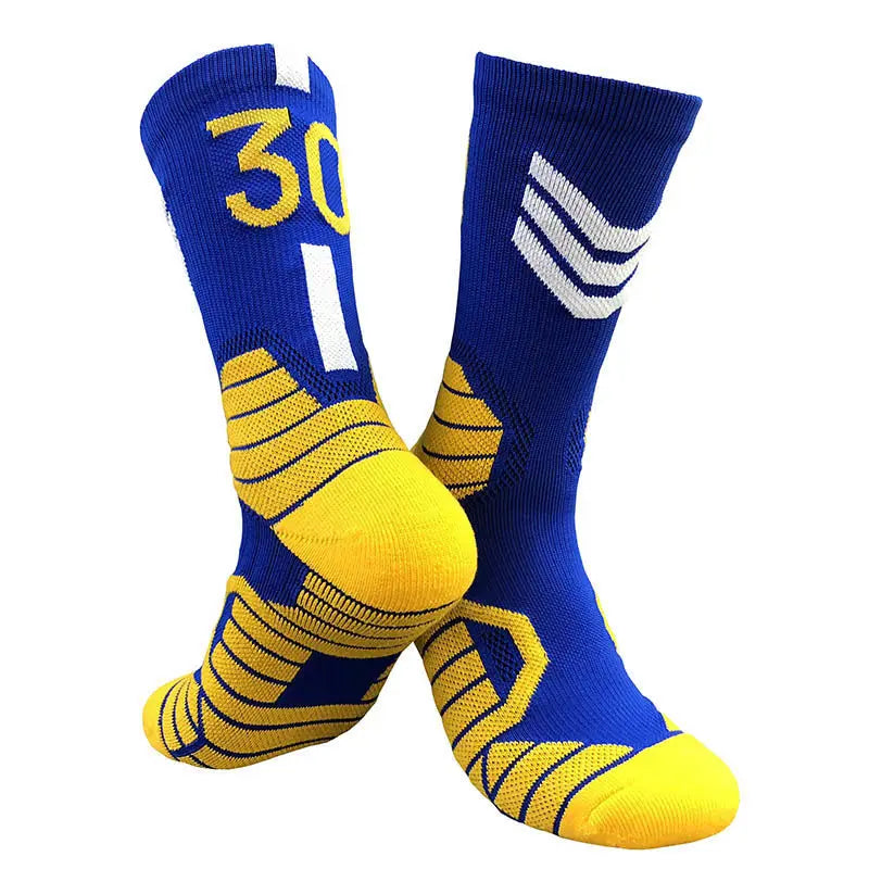 Professional Star Basketball Socks Elite Thick Sports Socks Adults Kids Non-slip Breathable Durable Towel Bottom Sports Socks