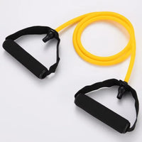 Resistance Band with Handles Yoga Drawstring Elastic Fitness Workout Tube Band   Workout Strength Training