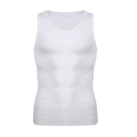 Men Compression Vest Sleeveless Shapewear Slimming Body Shaper Shirt Gym Workout Corset Tummy Control Tank Top Abs Abdomen