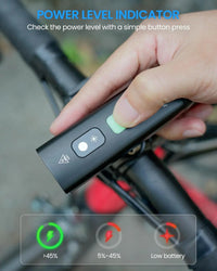 K1000 Smart Front Bike Light, 1000 Lumen USB-C Rechargeable with Auto Brightness