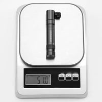 CO2 Bicycle Pump with Tubeless Tire Repair Tool Schrader & Presta Valve Portable Tire Inflator Aluminum Alloy for MTB Road Bike